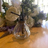 Clear Glass Vintage Style Plant Mister - Perfect for Watering Orchids, Succulents & Cacti