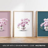 Any colour  - Orchid plant poster - Orchid in pot poster - Plant ar - Plant print - Any Size
