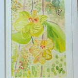 Original watercolour painting, "Two Orchids"