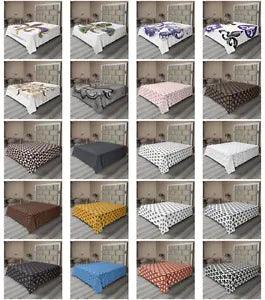 Ambesonne Fleur De Lis Flat Sheet Top Sheet Decorative Bedding 6 Sizes