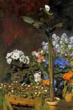 LILY AND GREENHOUSE PLANTS FLOWERS ARUM 1864 BY PIERRE AUGUSTE RENOIR REPRO