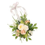 Artificial Garland Floral Door Wreath Rose Peony Wreaths for Front Spring