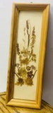 Vintage Framed Pressed Dried Flowers Wall Art Decor