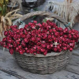 Silk Mini Rose Rambling Rose burgundy wine red Silk Rose Artificial Roses Faux Roses Wedding Bouquet So Real Looking