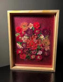 Rose Pressed Flower Art