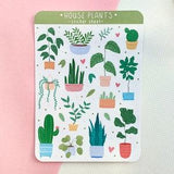 House Plants Sticker Sheet - Planner & Journal Stickers