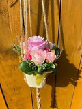 Artificial flower (White Rose )