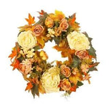 Artificial Peony Garland Fall Wreath - Wedding Porch Hotel Front Door D???cor