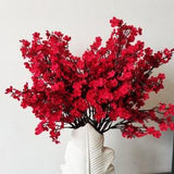 20" Gypsophila artificial silk flower plum blossom Centerpiece Artificial flowers Branches, wedding flowers,winter blush blossom flowers