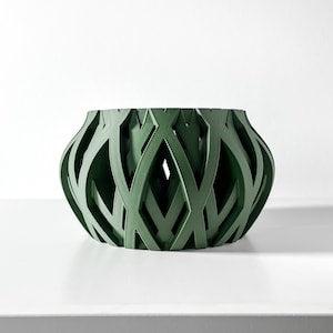 Modern Orchid Planter: Geometric Design with Drainage for Healthy Orchid Plants and Aeration