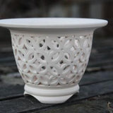 Fuuran pot Fu ran pot Neofinetia pot Fukiran Furan pot Dendrobium pot Gift for mom Orchid pots Ornamental flowerpot Orchid cachepot