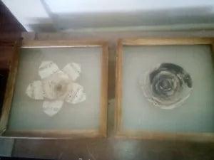 Framed Paper Flowers