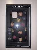 Coach Leather Slim Wrap Case for iPhone 11 - Dreamy Peony Rainbow/Black 6.1???