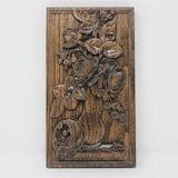 Wood Carving of Rose Bouquet/Wall Hanging/Wood Home Decor