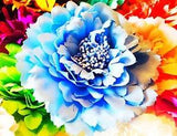 USA SELLER Hair Fashion Fabric Flower Clip Brooch Rose Peony Lady Blue shoes