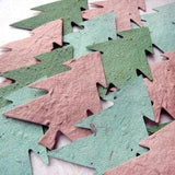 Flower Seed Paper Pine Trees - Mountain Wedding Favors with flower seeds