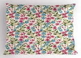 Nature Flowers Pillow Sham Decorative Pillowcase 3 Sizes Bedroom Decoration
