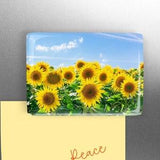 Ceramic Magnets - 2 x 2.75 - Sunflower valley horizontal - all profits going to Ukraine animal shelters - Ifaw -