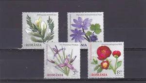ROMANIA 2015 STAMPS Flowers set MNH POST peony botanic garden