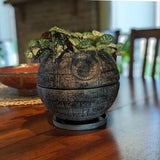 XL Death Star / Star Wars / Planter / Hand Painted