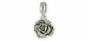 Peony Jewelry Sterling Silver Handmade Peony Flower Charm Slide This Charm Will