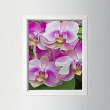 Purple Orchid Wall Art, Printable Artwork, Flowers, Love, Beauty, Purity