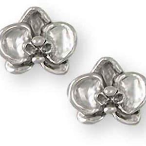 Orchid Jewelry Sterling Silver Handmade Orchid Earrings  OR32X-E
