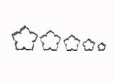 Biscuit Cutter Blossom Lily Set 5-teilig Smolik Baking Cookies Terassenkeks