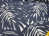 Palm Navy BTY Serena and Lily 100% Polyester Basket Weave Outdoor Fern
