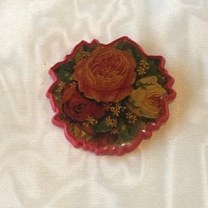 Hallmark 1989 Rose Bouquet Pin
