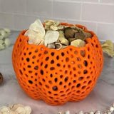 Pumpkin Fall Halloween Pot Orchid Pot Orchid Planter Orchid Mesh Pot