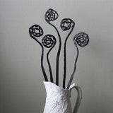 Metal Flower Display - new home iron flowers -  wedding gift for wife - Handmade metal flowers gift for her - Gift for new home