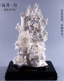 Dehua White Porcelain Plum Peony Bamboo Chrysanthemum Flower Bottle Vase Jar Pot