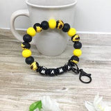 Sunflower Wristlet Keychain // Keychain // Teacher Gift // Baby Shower // Teacher Gifts // Lanyard