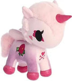 Aurora - Small Pink tokidoki - Flower Power 7.5" Peony Unicorno - Stuffed Animal