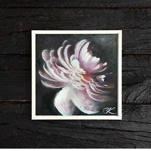 Peony Painting Original Art Peony Artwork Sunflower Wall Art Flower from Ukraine