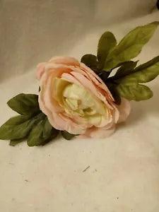 Flower Pen --Pink And Green Ranunculus --Black Ink -- NEW-- Combined Shipping