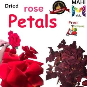 Dried Red Rose Flower Petals Ceylon Organic Natural Herbal Water Tea 50g real