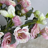 Faux Lisianthus Stem - Artificial Flower / DIY Floral / Wedding / Home Decoration / Gifts / Pink