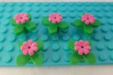LEGO Flowers Pink Petal Green Leaf Lot of 5 Girl Boy Bulk Plant Lily Friends