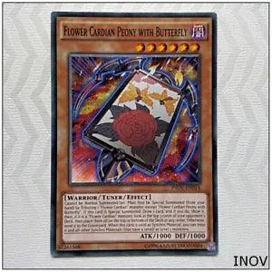 Flower Cardian Peony with Butterfly - INOV-EN014 - Common Unlimited Yugioh