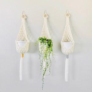 Macrame Pod Plant Hanger, boho decor, Plant Hanger, Macrame Plant Hanger