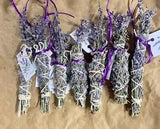 **(2) Dried Lavender Bundles/Wands/Smudge/Sticks ~ Cleanses Energy & Brings Love