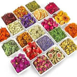 Latest 21 Pack Dried Flowers for Candle Making 100% Natural Dried Herbs Kit f...