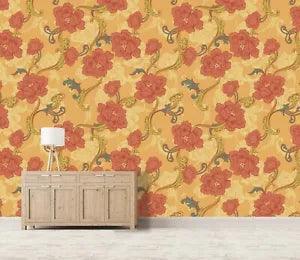 3D Red Peony Flower 42314NA Wallpaper Wall Murals Removable Wallpaper Fay