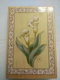 CALLA LILLY Rubber Stamp 3263H Border Frame Delta Lily New 3.25" x 4.75"