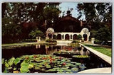 San Diego, California CA - Botanical Gardens And Lily Pond - Vintage Postcard