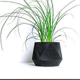 Black Plant Pot | Indoor Planter | Original Cache Pot | Plant Lover Gift | Wood Succulent Planter