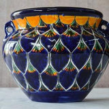 Peacock flowerpot