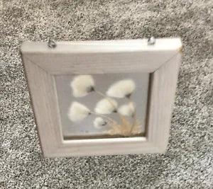 Vintage Dried Pressed Flowers in Frame 360 View